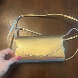 Gold Crossbody Bag